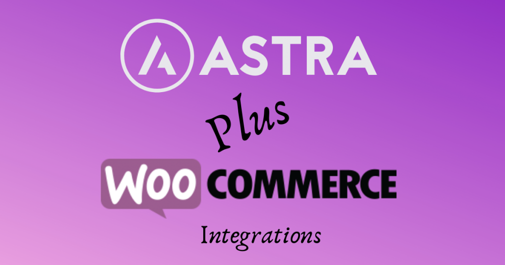 astra and woocommerce logo